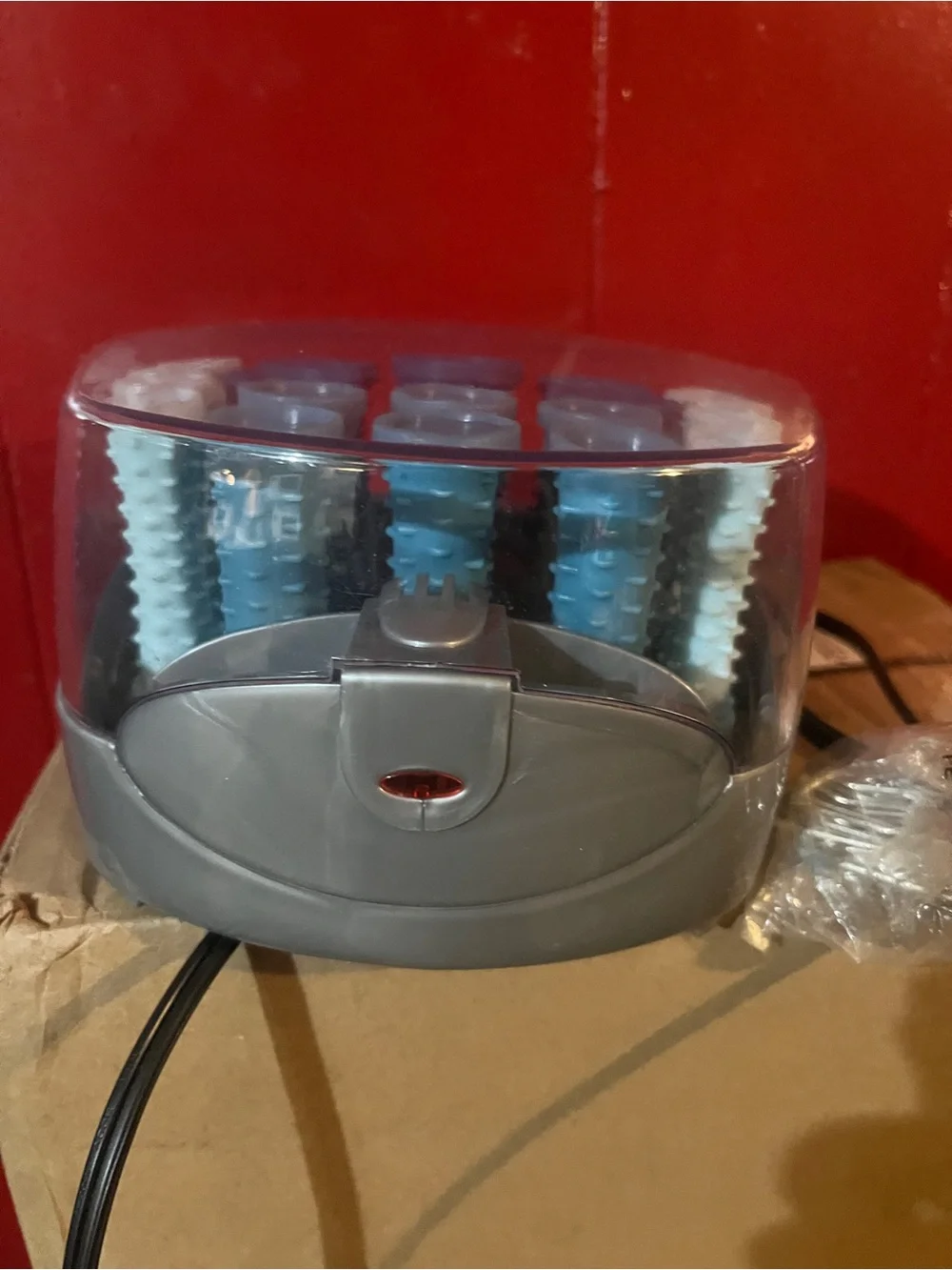 Conair Big Style Small Case - Light Blue Hair Rollers Set